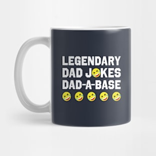 Legendary Dad Jokes Dad-A-Base Five ROFLs Mug